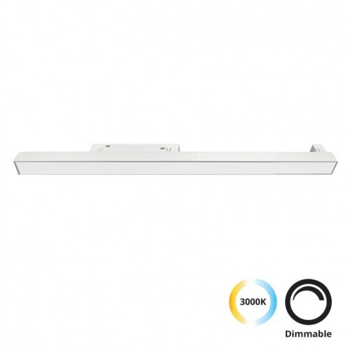 Linear Λευκό L:600 Magnetic (dimmable)