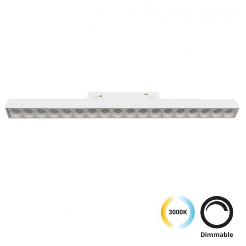 Linear Antiglare Λευκό L:365 Magnetic (dimmable)