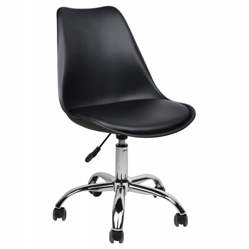Design καρέκλα γραφείου σε μαύρο χρώμα