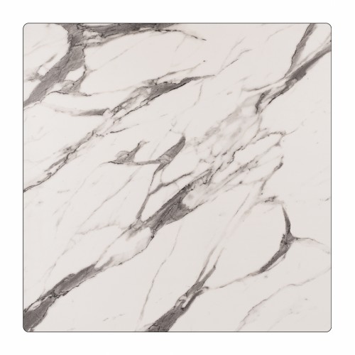 ΕΠΙΦΑΝΕΙΑ ΤΡΑΠΕΖΙΟΥ HPL HM5839.11 MARBLE WHITE-GREY 80x80 εκ. ΠΑΧΟΥΣ 12mm.