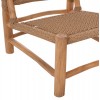 ΚΑΡΕΚΛΑ LONDER HM5986 ΞΥΛΟ TEAK ΣΕ ΦΥΣΙΚΟ ΚΑΙ ΣΥΝΘΕΤΙΚΟ RATTAN 63x77x77Υεκ.