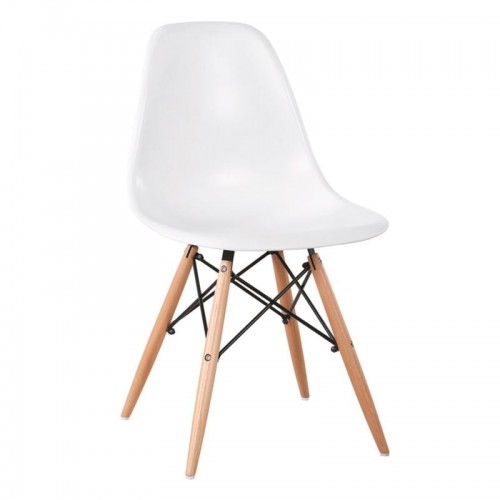 Μοντέρνα καρέκλα σε λευκό χρώμα