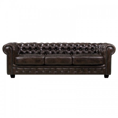 CHESTERFIELD-689 4-S Leather Brown