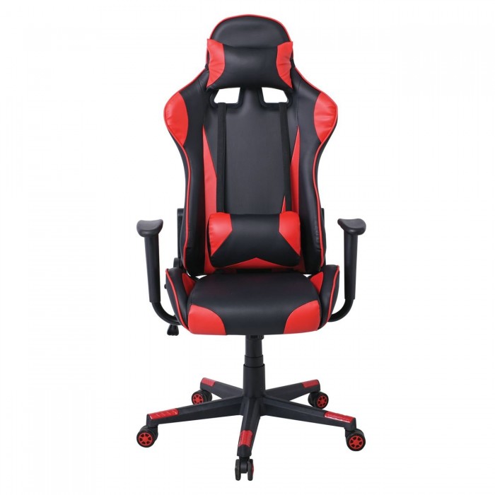 Καρέκλα gaming σε κόκκινο & μαύρο χρώμα