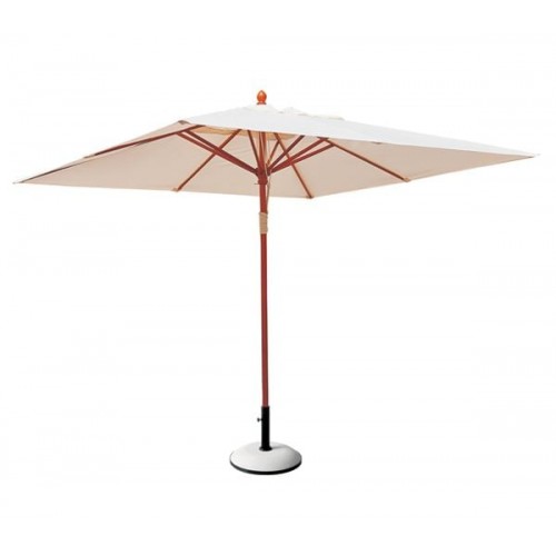 Ξύλινη ομπρέλα τετράγωνη 2x2m