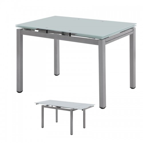 Τραπέζι μεταλλικό επεκτεινόμενο  110 +(30+30)Χ70