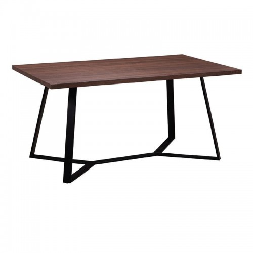 Τραπέζι σε σκούρο καρυδί χρώμα 160x90