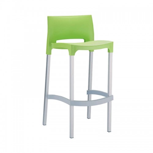 Σκαμπώ bar Gio 75 light green 39x45x96cm