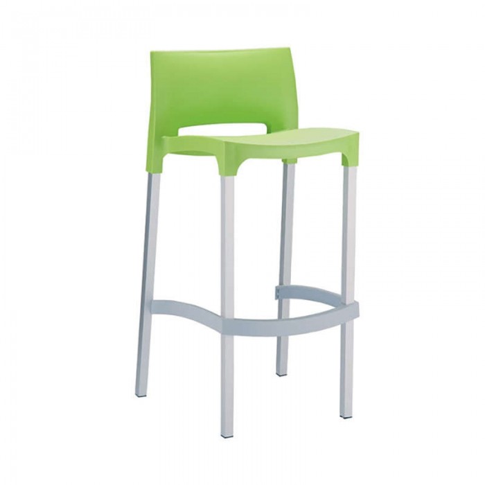 Σκαμπώ bar Gio 75 light green 39x45x96cm