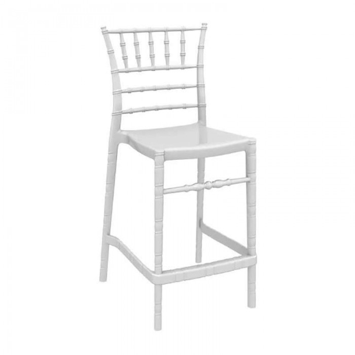 Σκαμπώ Chiavari white glossy 65cm