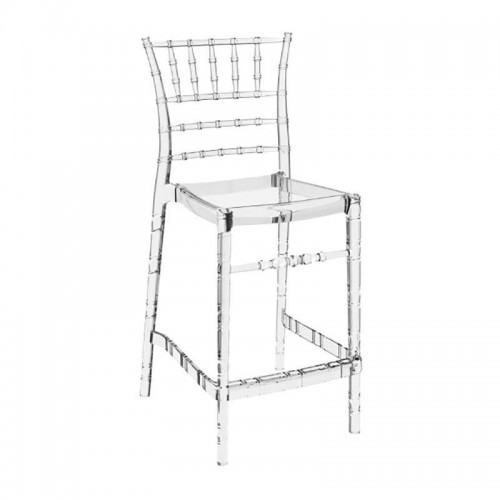 Σκαμπώ Chiavari clear transparent 65cm