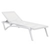 Ξαπλώστρα Pacific white/white 193x68x35εκ