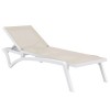 Ξαπλώστρα Pacific white/dove grey 193x68x35εκ