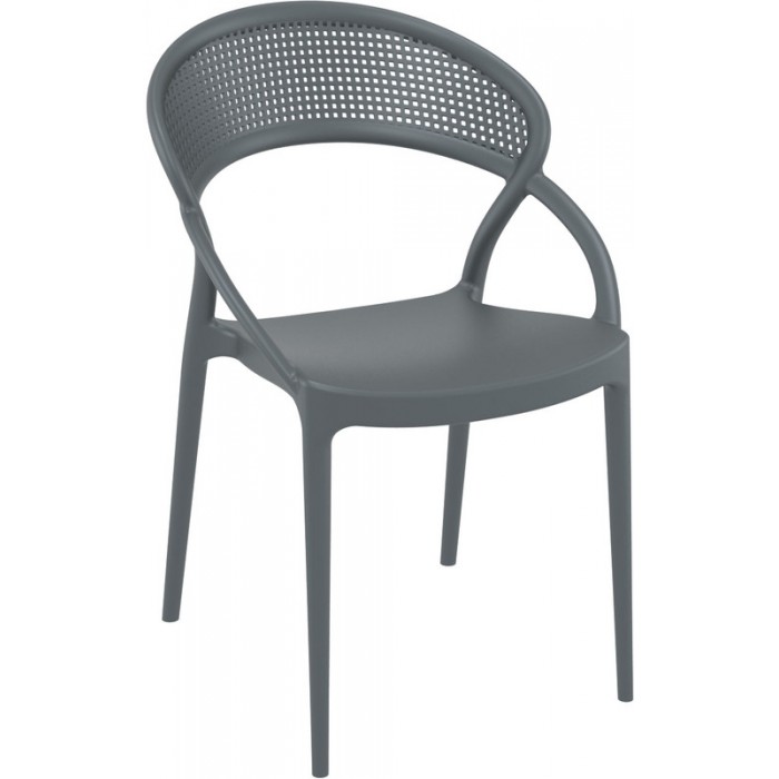 Sunset chair design dark grey