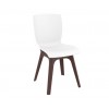 Καρέκλα τραπεζαρίας Mio PP brown glossy white